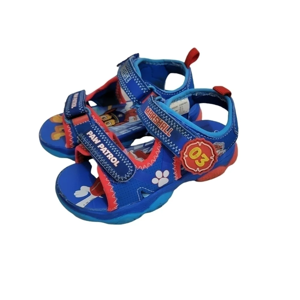 Paw Patrol Blue Velcro Strap Sandals 8T